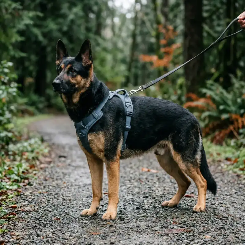 The Best Harness for a German Shepherd (What the 2025 Research Actually Says)