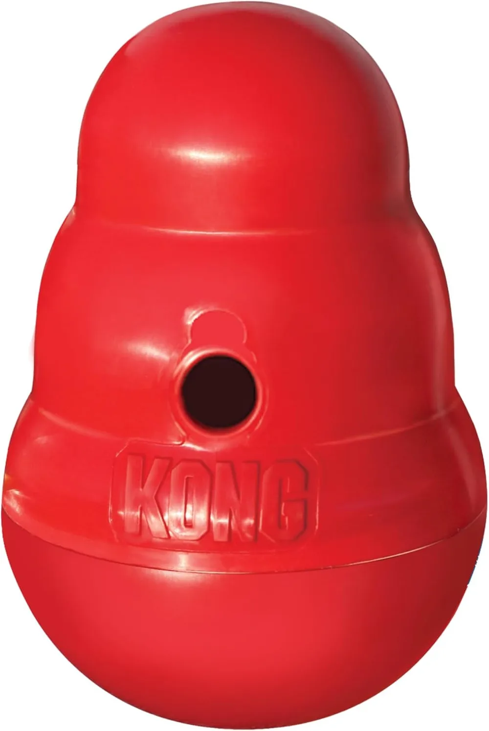 KONG Wobbler treat-dispensing dog feeder toy for medium and large dogs