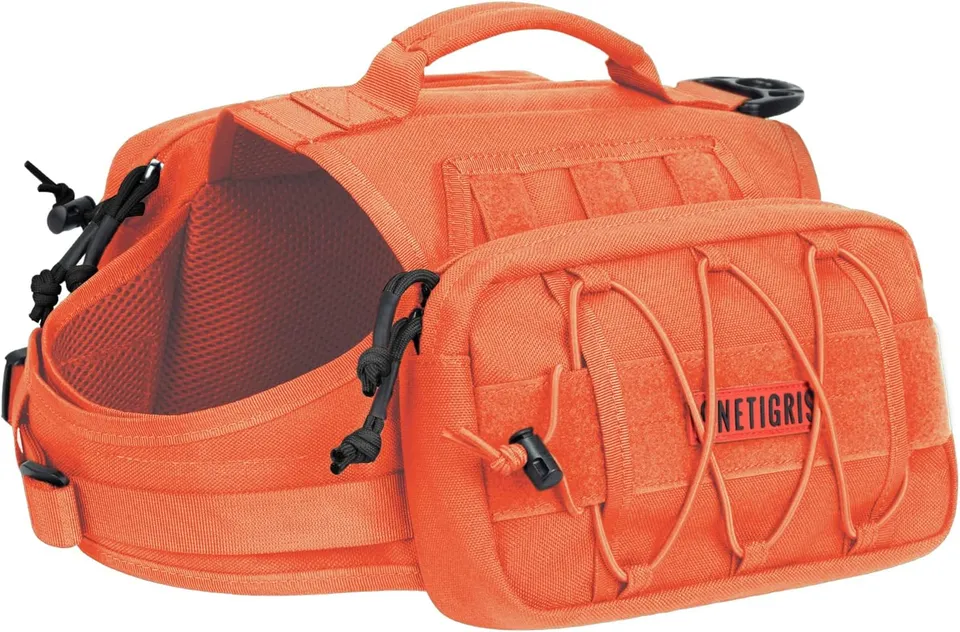 OneTigris Mammoth tactical dog backpack in orange 1000D nylon