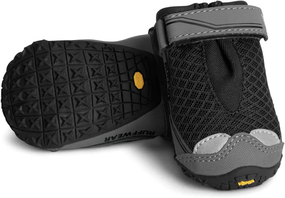 Ruffwear Grip Trex dog boots with Vibram sole and breathable mesh upper