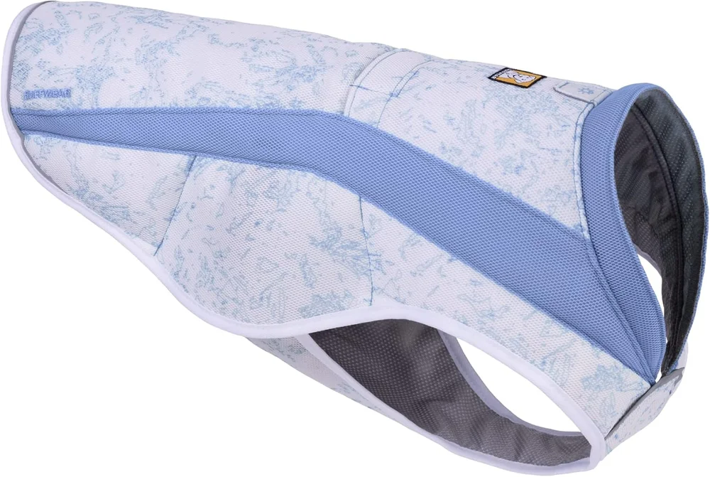 Ruffwear Swamp Cooler evaporative dog cooling vest with UPF 50+ outer layer
